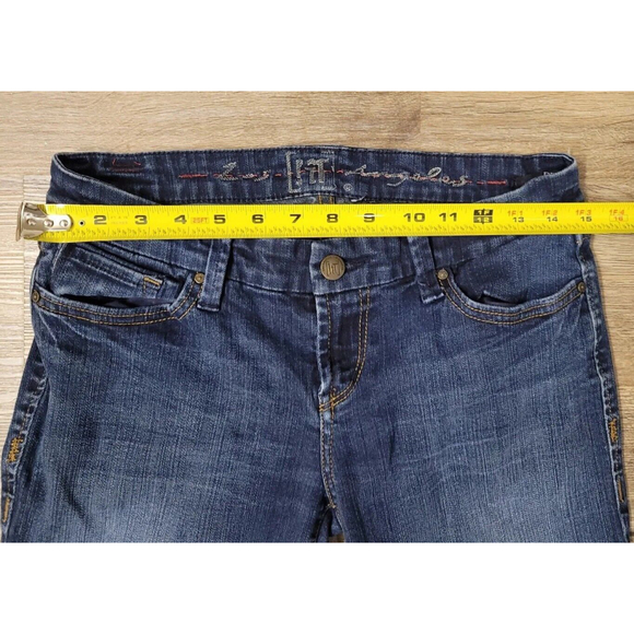 IT Los Angeles Women Diva Stretch Boot-cut Jeans Dark Wash Size 29 - Picture 10 of 12